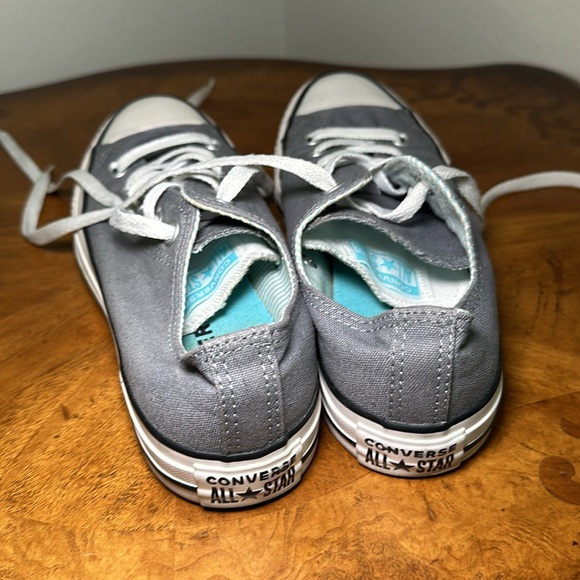 Converse Chuck Taylor All Star Ox Double Tongue Shoes Grey - Picture 4 of 5